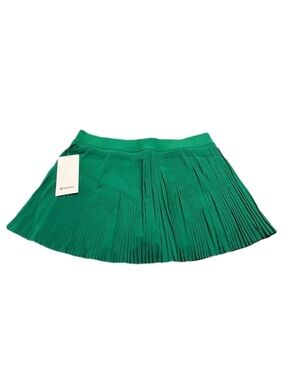 NWT Lululemon Varsity Pleated High-Rise Tennis Skirt 14” (Raceway Green) Size 12